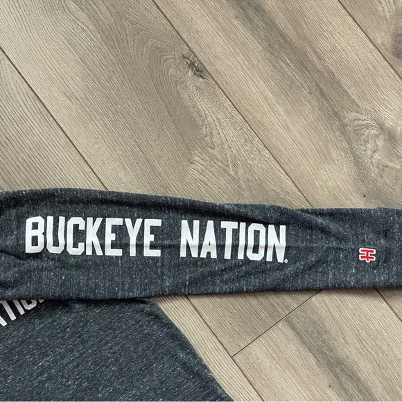 Homage Ohio State Buckeyes Buckeye Nation Women’s Small Long Sleeve Tee Shirt - Picture 4 of 9